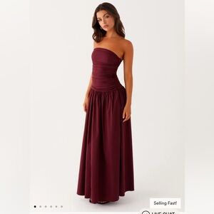 Peppermayo Carmel Maxi Dress - Mulberry